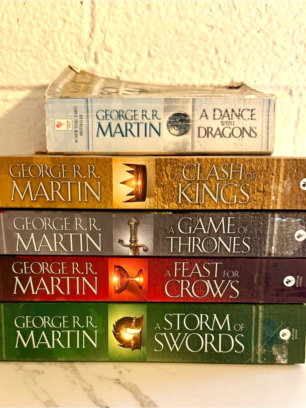 A Song of Ice and Fire Boxed Set: Game of Thrones (5 books)